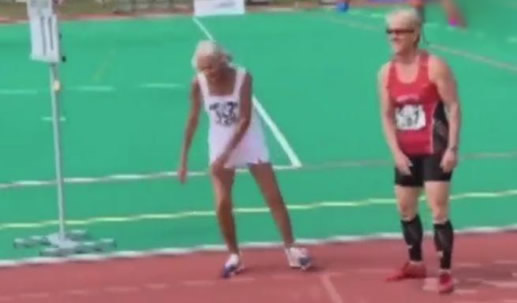 91岁打破短跑纪录：硬核奶奶令人点赞