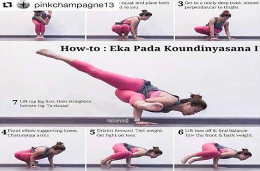 ins上的瑜伽各种位体图解：个个都是大神（绝对干货）