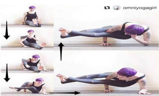 ins上的瑜伽各种位体图解：个个都是大神（绝对干货）