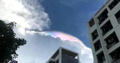 杭州惊现七彩祥云 你知道七彩祥云怎么形成的吗