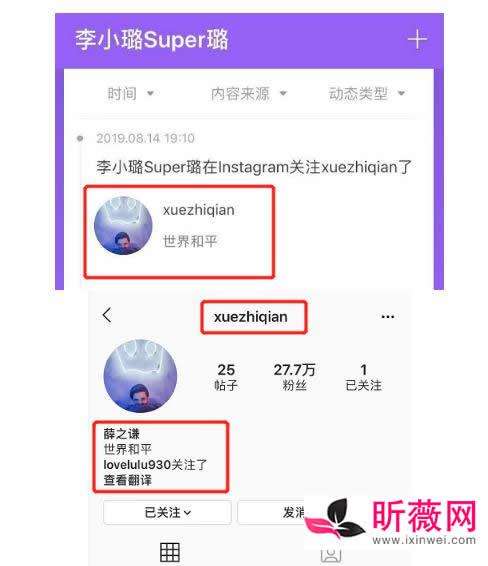 李小璐关注薛之谦怎么回事：原因详情是什么