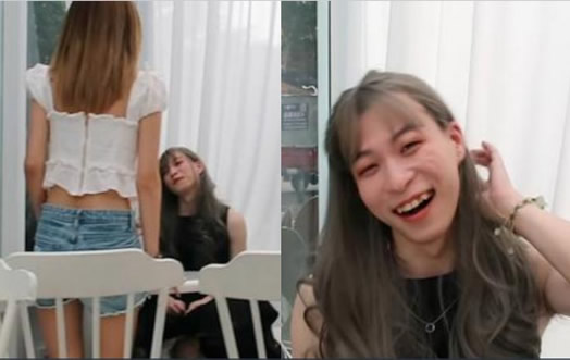 小伙穿女装去相亲：这是被逼去相亲的一种反抗方式