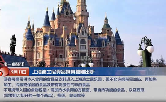 迪士尼带食品细则：究竟哪些不能带具体详情