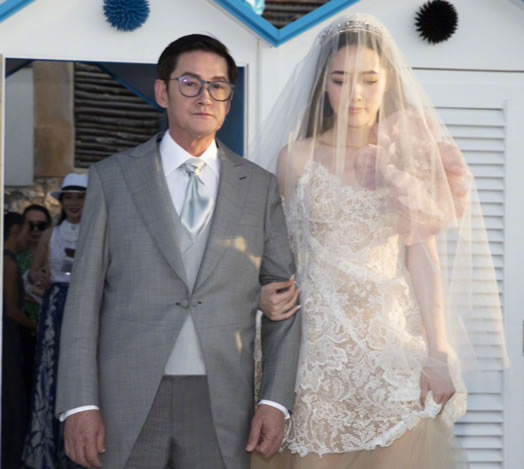 向佐郭碧婷婚礼：浪漫的婚礼画面曝光（这3人实力抢镜）