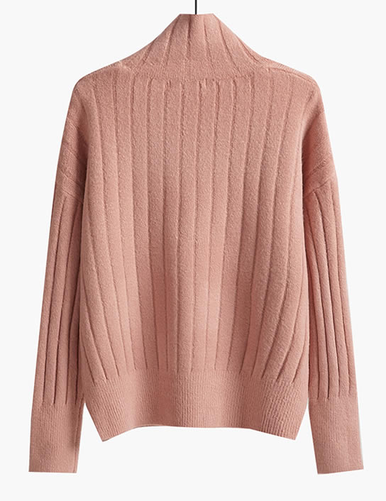 毛衣让你暖暖的时尚甜美范：5款毛衣组你扬长避短穿搭