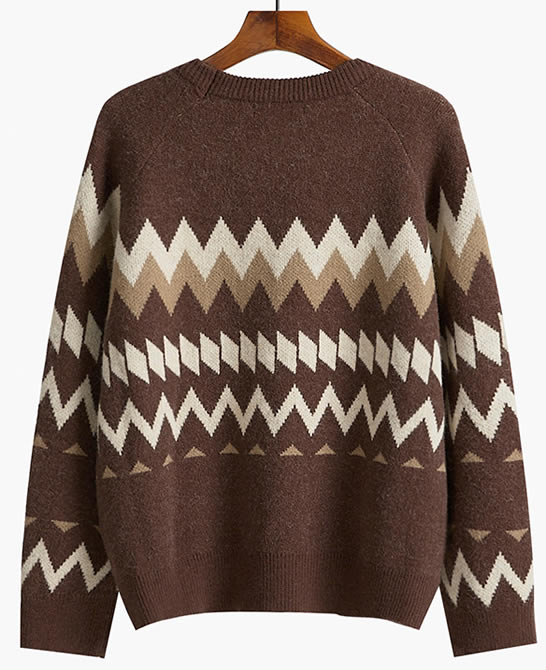 毛衣让你暖暖的时尚甜美范：5款毛衣组你扬长避短穿搭