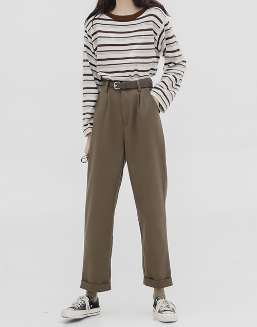 5款九分裤的心机搭配：即时尚又修饰了腿型