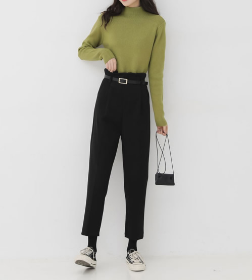 5款九分裤的心机搭配：即时尚又修饰了腿型