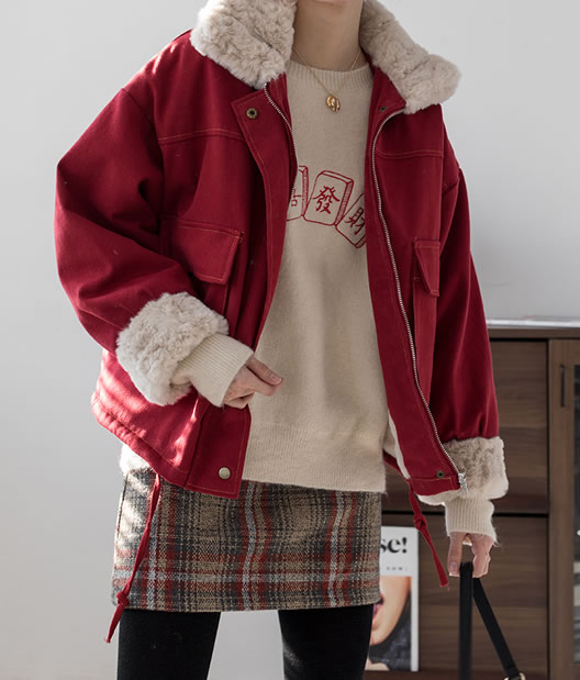 5款毛呢外套加半身裙穿搭：女人出街style随意切换