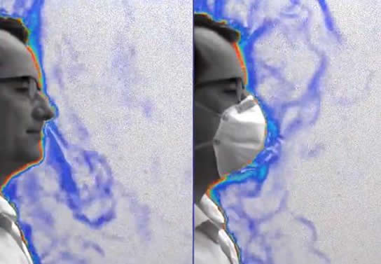 口罩戴与不戴的气流差异 该如何正确佩戴口罩