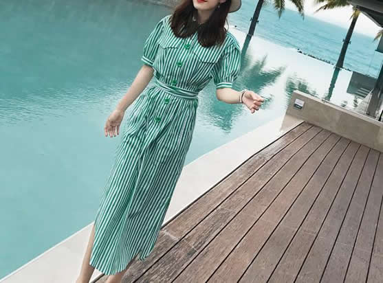 2020春季时尚衬衫式连衣裙