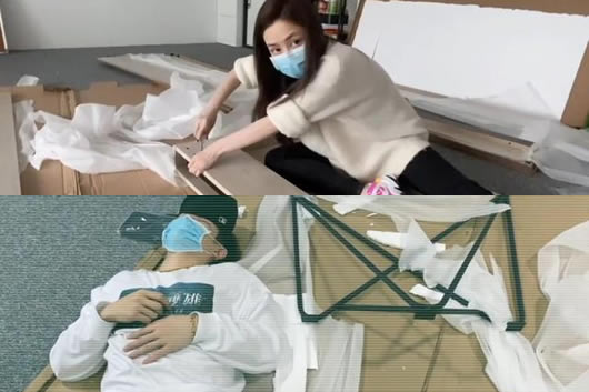 邓紫棋与男友组装桌子 安装过程太甜了男友资料曝光 邓紫棋与男友组装桌子 安装过程太甜了男友资料曝光