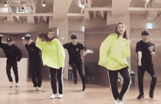 林允儿跳男团舞 英姿飒爽这就是林允儿现状