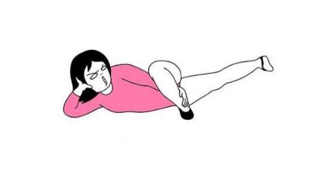 瘦大腿减肥操图解 教你6招韩式睡前美腿操