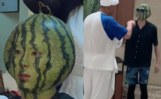 王鹤棣西瓜头造型 真的是元气满满的哥哥