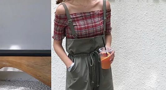 背带裤搭配什么上衣好看2020