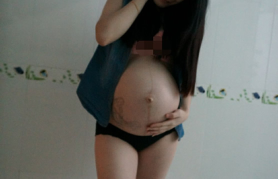 怀孕1一9月内脏变化图（动态演示）