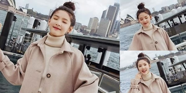 章若楠发型怎么吹的