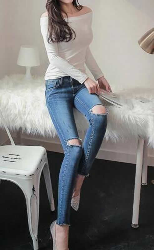 身材高挑的时尚女生图片