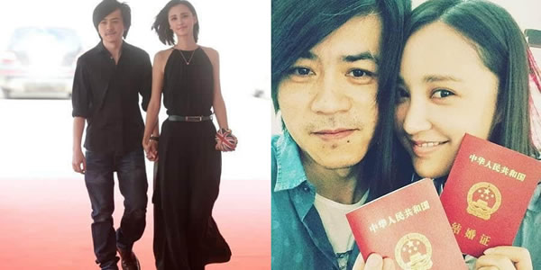 张歆艺结过婚几次？