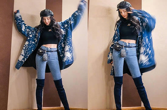 杨幂的性感时髦礼服装,上半身只穿蝴蝶结魅力十足 杨幂的性感时髦礼服装,上半身只穿蝴蝶结魅力十足